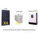 Kit solar 7920w/3960w Diarios 2 Baterías AGM