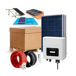 Kit solar 3000wh Autoconsumo Inyección a RED