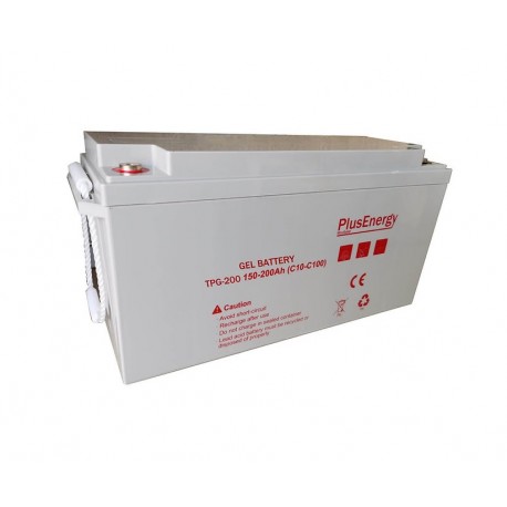 Batería solar GEL 12V 200ah c100